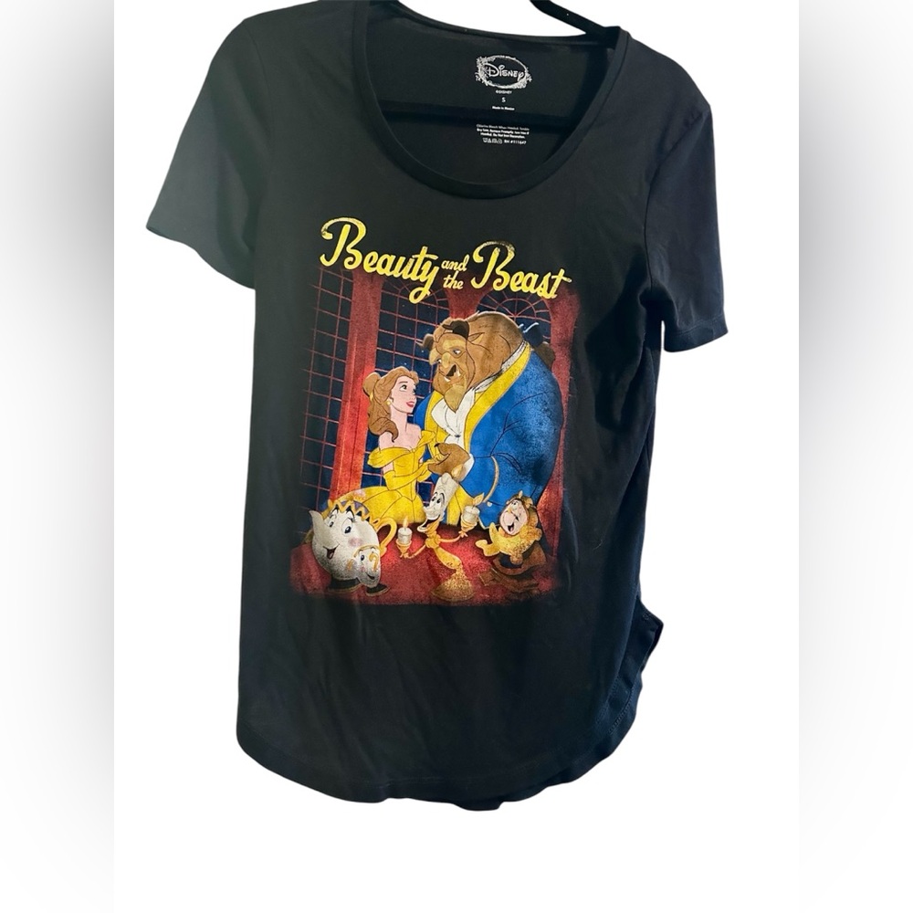 Disney Beauty and the Beast Black T-Shirt
